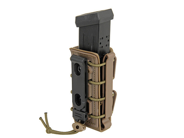Soft Shell Pistole Magazintasche mit MOLLE Clip - Coyote Brown [TMC] 4