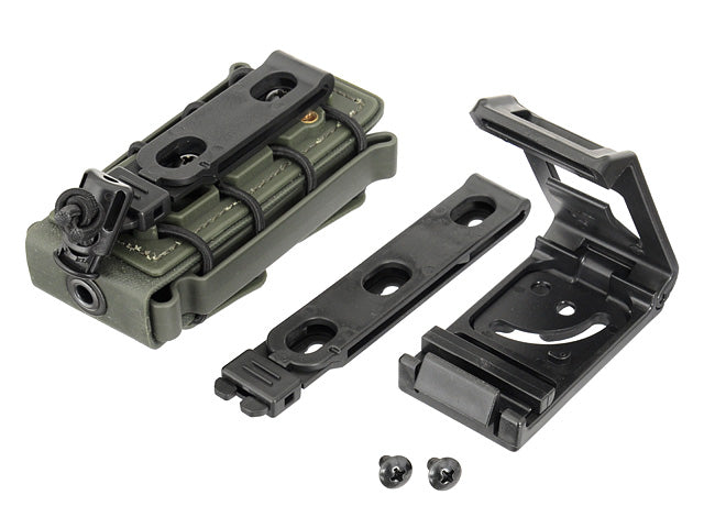 Soft Shell Pistole Magazintasche mit MOLLE Clip - Oliv [TMC] 7