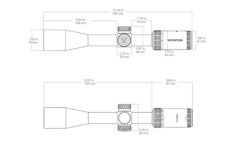 Zielfernrohr RifleScope Victoptics SOI 4-12X40 [Vector Optics] 8