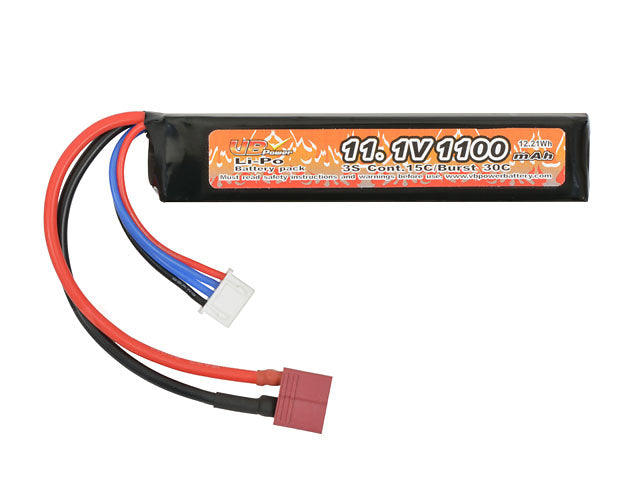 Akku LiPo 1100mAh 11,1V 15/30C - T-connector [VB] 1