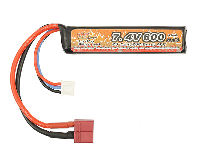 LiPo-Akku 600 mAh 7,4 V 20C T-Stecker