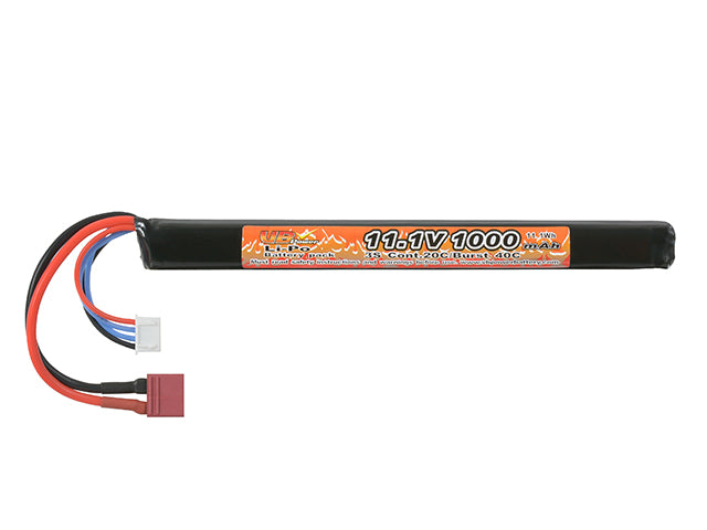 Akku LiPo 1000mAh 11,1V 20/40C - T-Stecker [VB]