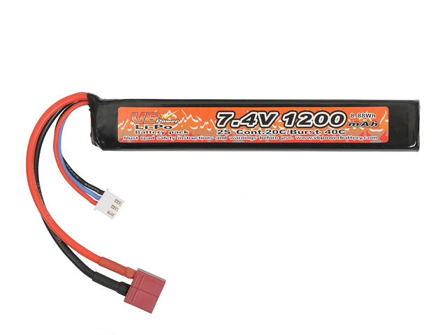 Akku LiPo 1200mAh 7,4V 20/40C - T-Stecker [VB]