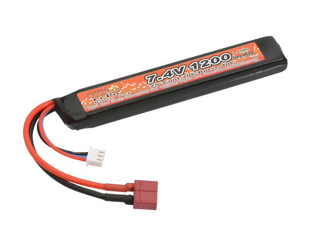 Battery Li-Po 1200mAh 7,4V 20/40C - T-connector [VB] 4