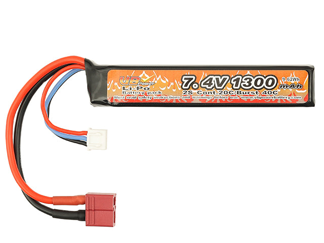 Victory Battery LiPo-Akku 1300 mAh 7.4 V 20/40C