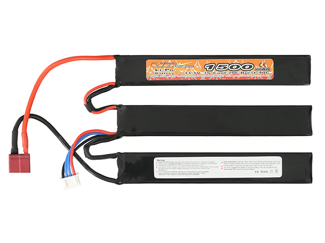 LiPo-Akku 1500 mAh 11,1 V 20/40C T-Stecker