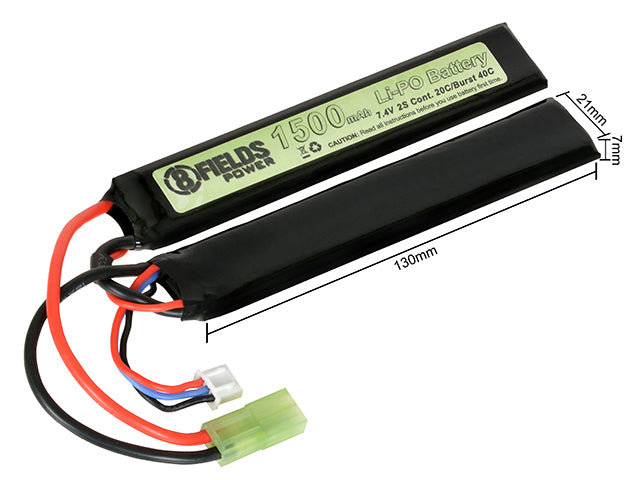 Akku LiPo 1500mAh 7,4V 20/40C [VB] 2