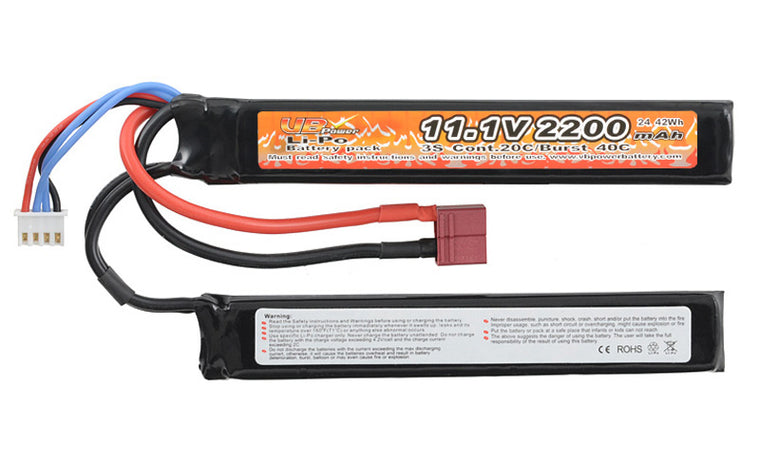 LiPo-Akku 2200 mAh 11,1 V 20/40C T-Stecker
