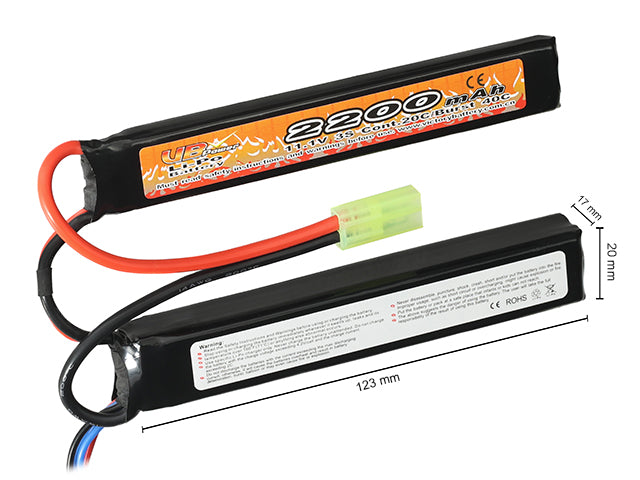 LiPo-Akku 2200 mAh 11,1 V 20/40C