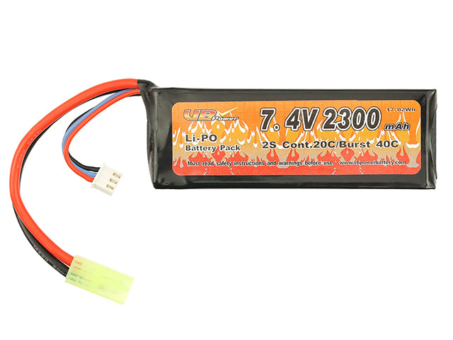 LiPo-Akku 2300 mAh 7,4 V 20/40C