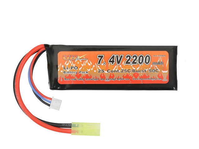 LiPo-Akku 2200 mAh 7,4 V 25/40C