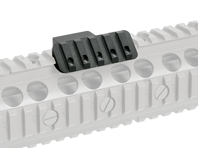 45° Offset Light/Optic Mount Picatinny Black