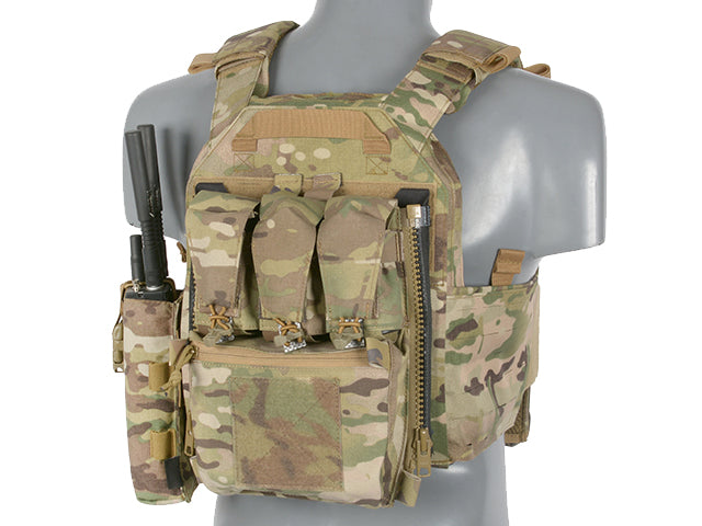 Plate-Carrier-Zubehör ZIP MOLLE - Multicamo [WETAC] 4