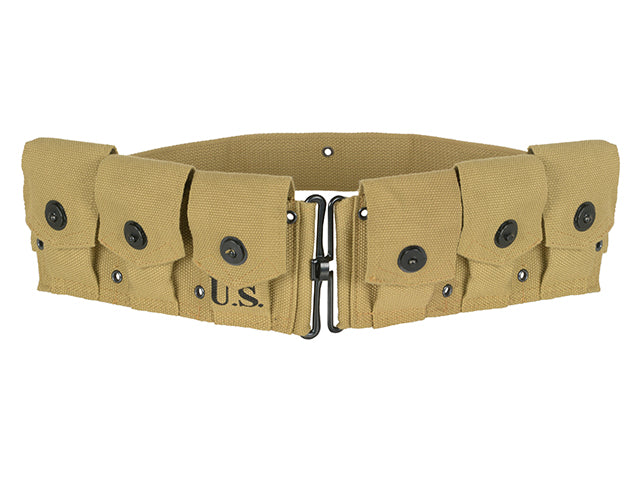 US WW2 M1 Garand 6-pouches Cartridge Belt [8FIELDS] 1