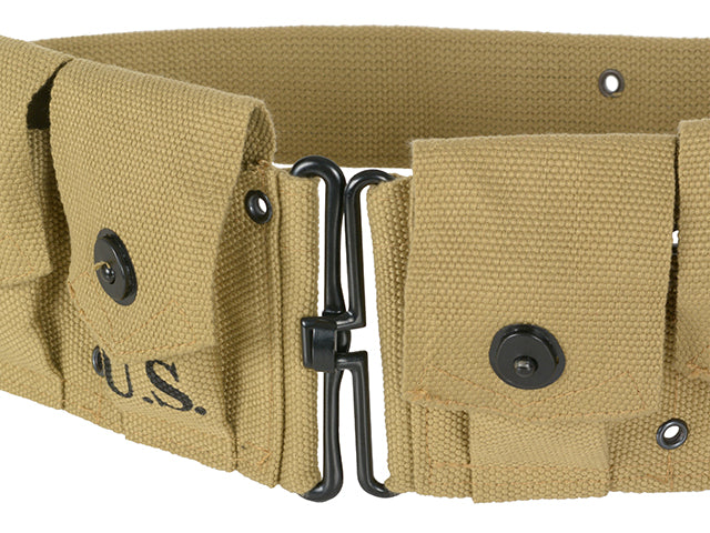 US WW2 M1 Garand 6-pouches Cartridge Belt [8FIELDS] 2