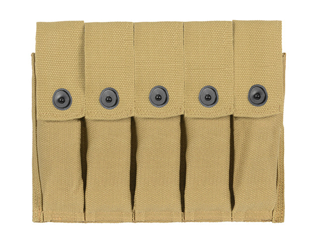 US WW2 Thompson SMG Five-Cell Magazintasche [8FIELDS] 1