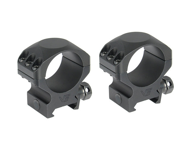 Anbauteil 30mm X-ACCU 1.0" niedrig Profile Zielfernrohr Rings [Vector Optics] 2
