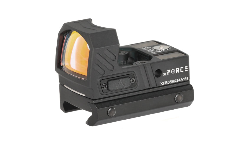 XFORCE XR5 Solar Powered Mini Rotpunkt Schwarz