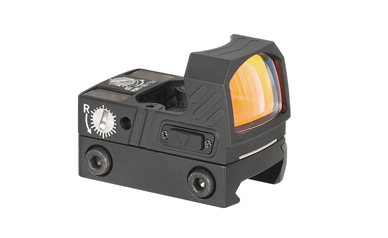 XFORCE XR5 Solar Powered Mini Rotpunkt Schwarz