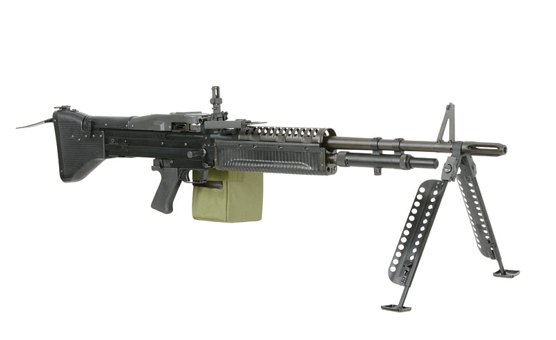 A&K M60 HMG Boxmag Schwarz – 0,5J als Airsoft LMG, Ansicht 4