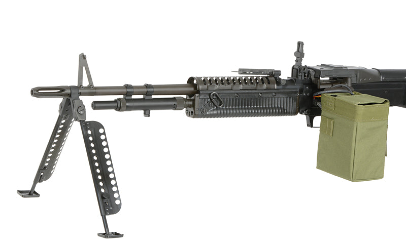 A&K M60 HMG Boxmag Schwarz – 0,5J als Airsoft LMG, Ansicht 5