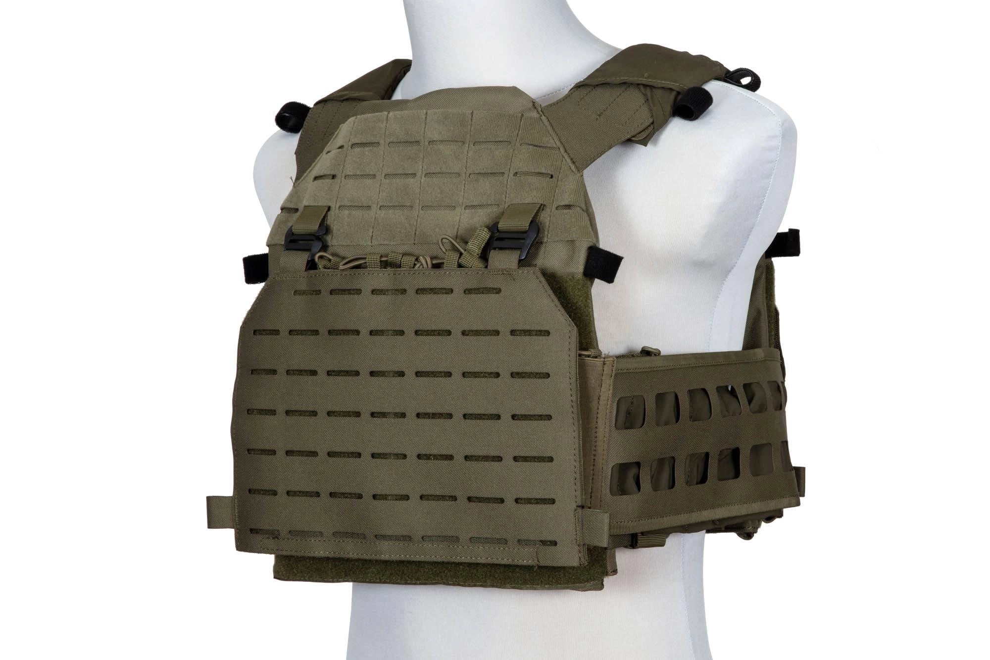 Advanced Laser-Cut taktische Weste - Oliv als MOLLE Pouch von GFC Tactical, Ansicht 1