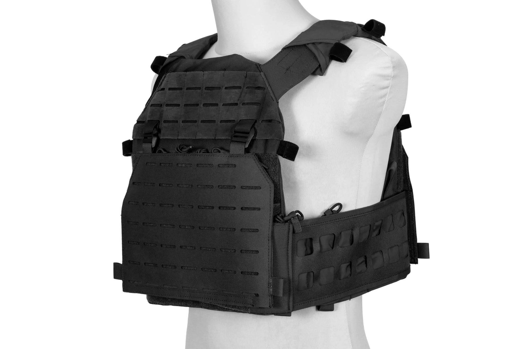 Advanced Laser-Cut taktische Weste - Schwarz