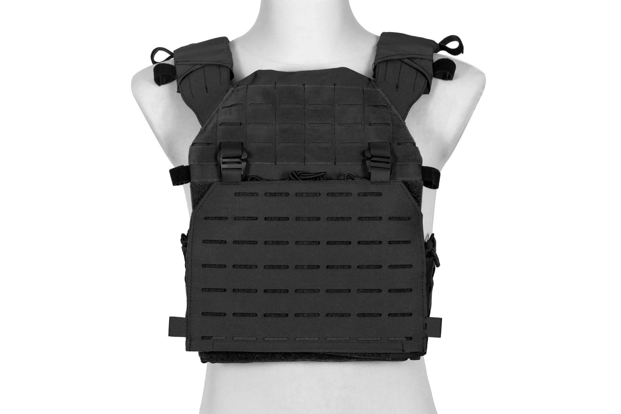 Advanced Laser-Cut taktische Weste - Schwarz als MOLLE Pouch von GFC Tactical, Ansicht 3