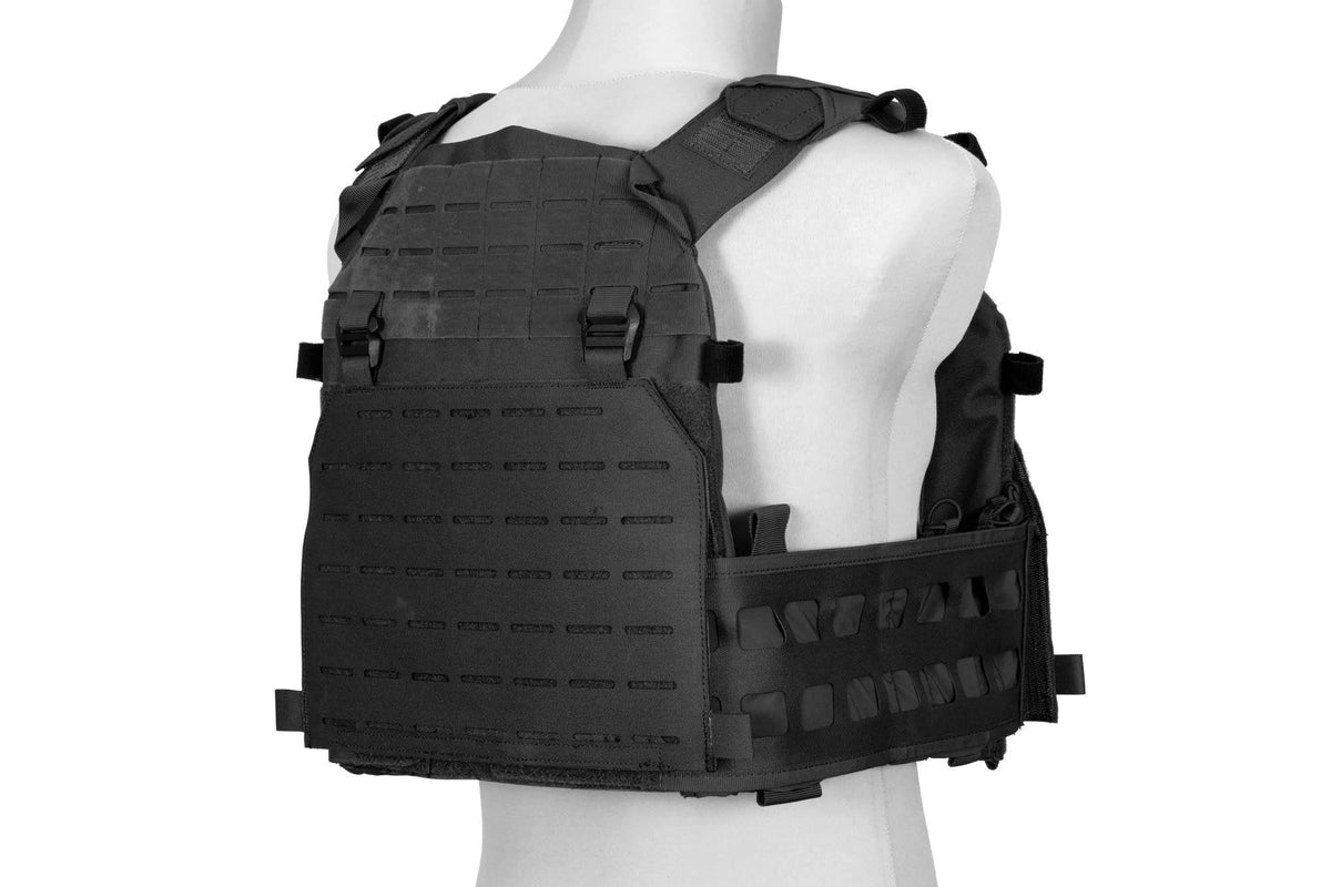 Advanced Laser-Cut taktische Weste - Schwarz als MOLLE Pouch von GFC Tactical, Ansicht 4