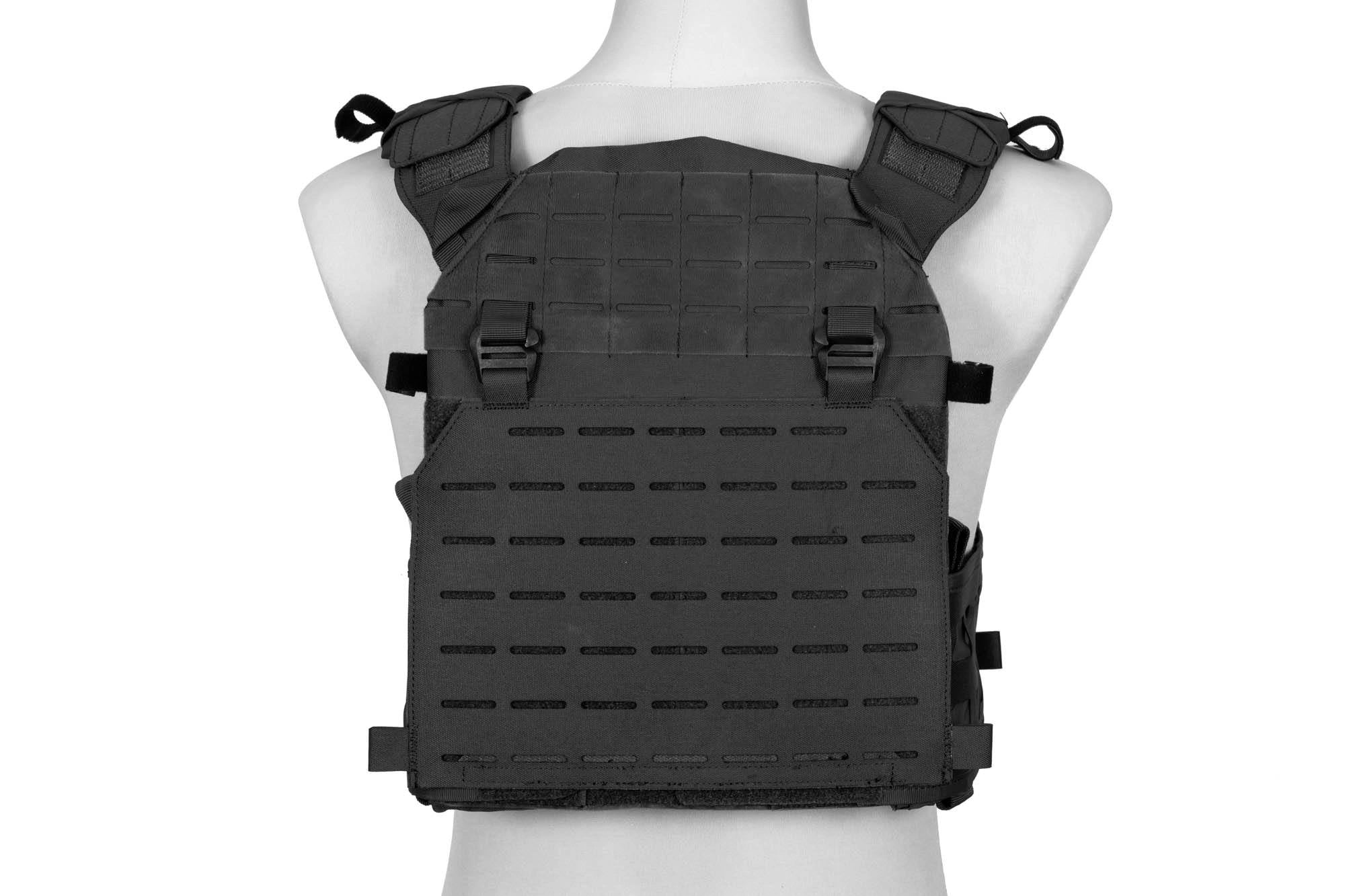 Advanced Laser-Cut taktische Weste - Schwarz als MOLLE Pouch von GFC Tactical, Ansicht 5