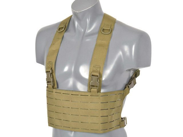 Chest Rig Laser-Cut Coyote als MOLLE Pouch, Ansicht 2