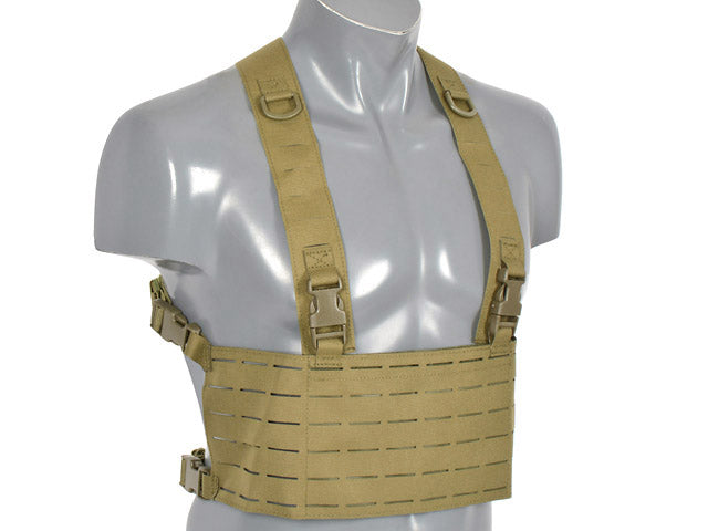 Chest Rig Laser-Cut Coyote als MOLLE Pouch, Ansicht 3