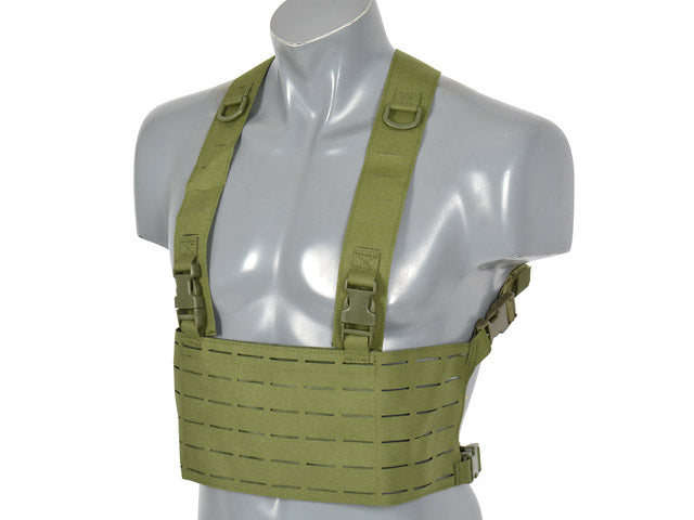 Chest Rig Laser-Cut Olive als MOLLE Pouch, Ansicht 2