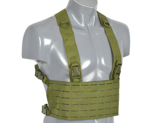 Chest Rig Laser-Cut Olive als MOLLE Pouch, Ansicht 3