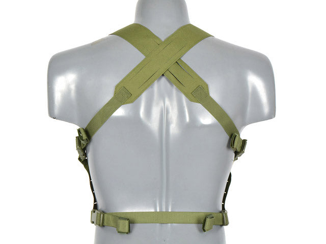 Chest Rig Laser-Cut Olive als MOLLE Pouch, Ansicht 4