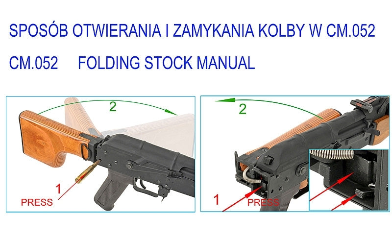 CM.052A RPK Tactical – 0,5J als Airsoft LMG von CYMA in Schwarz, Ansicht 19