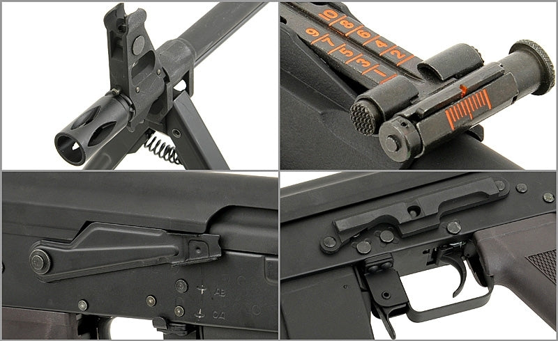 CM.052A RPK Tactical – 0,5J als Airsoft LMG von CYMA in Schwarz, Ansicht 20
