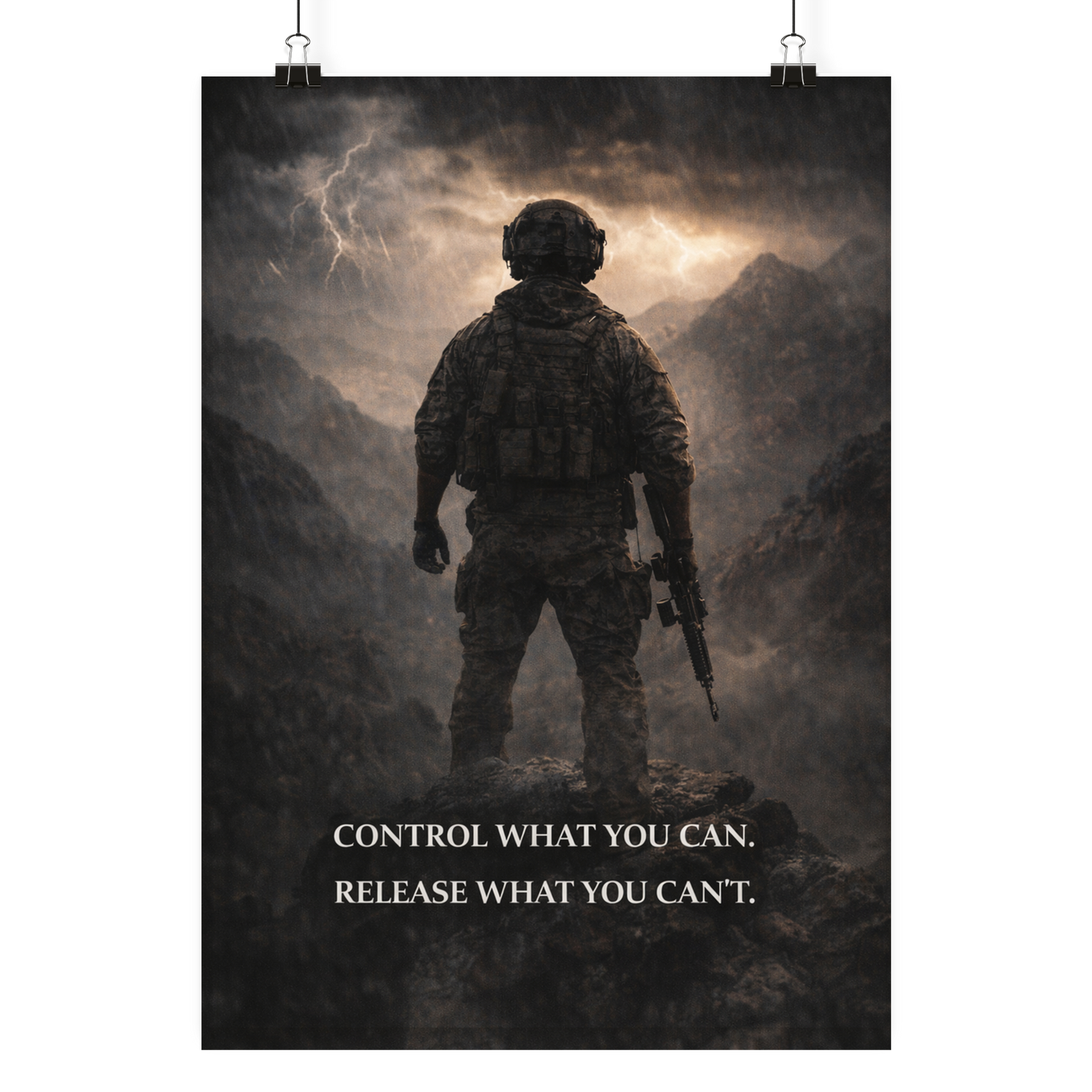 Controll what you can. - Poster Din A4 (hoch)
