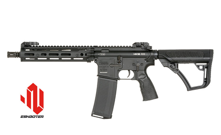 Daniel Defense MK18 RIII 10.3" Eshooter ETU GEN-2 Schwarz – 0,5J