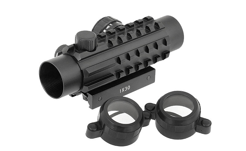 Dot Sight Tactical Sight 3 Rails 1x30 als Airsoft Red Dot von PCS in Rot, Ansicht 9