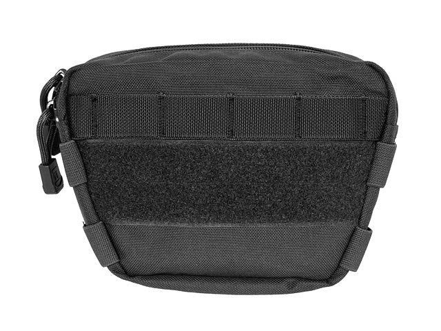 Drop Down Under Zip Pouch for Plate Carrier - Black