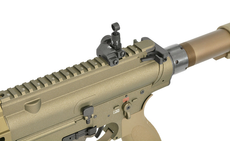 EC-203 Kestrel V2 Dark Earth – 0,5J als Airsoft Gewehr von E&C, Ansicht 9