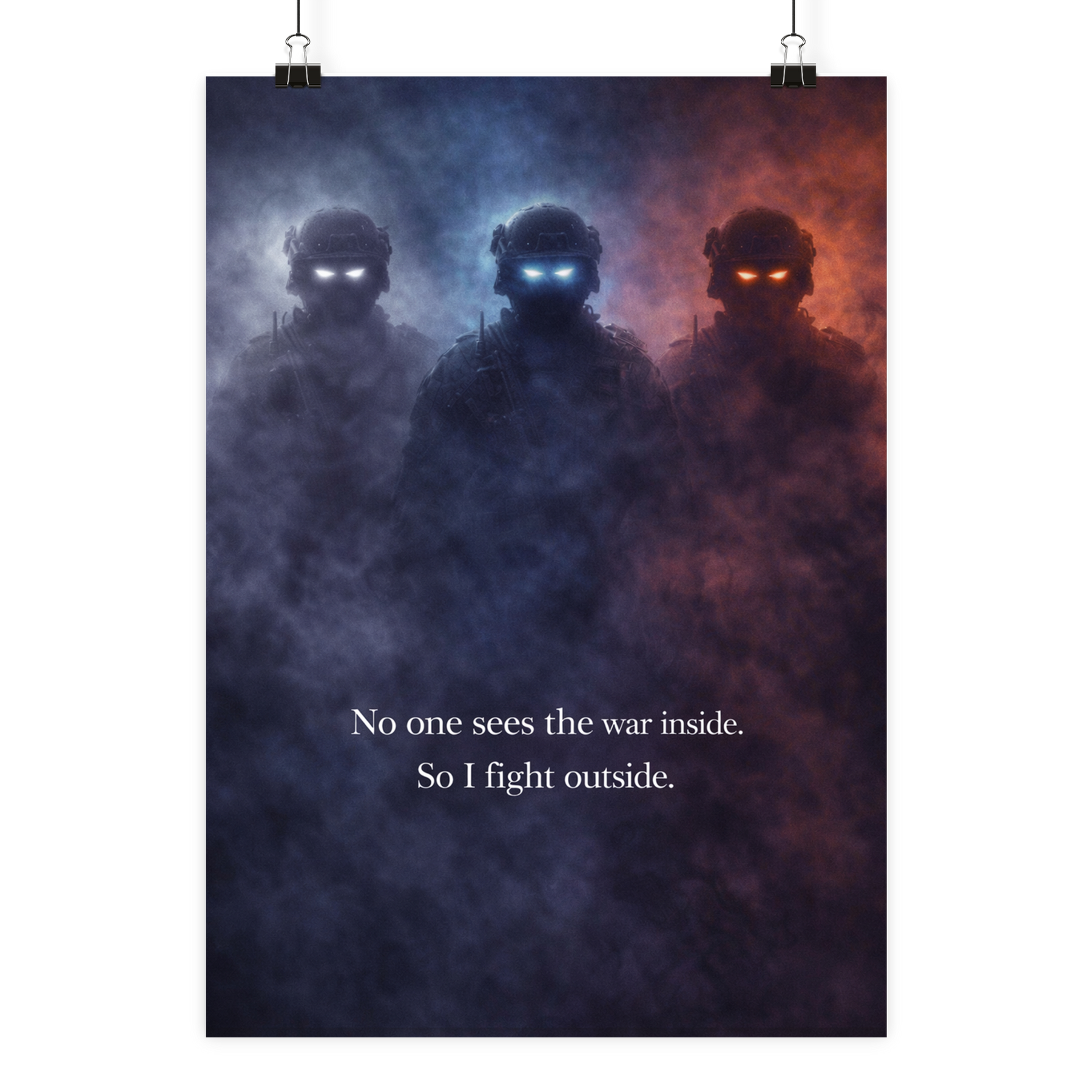 Fight outside. - Poster Din A1 (hoch)