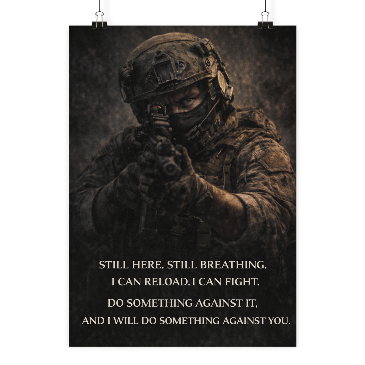 Still Here. Still breathing. - Poster Din A1 (hoch)