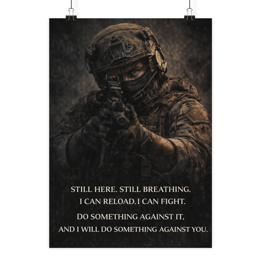 Still Here. Still breathing. - Poster Din A1 (hoch)