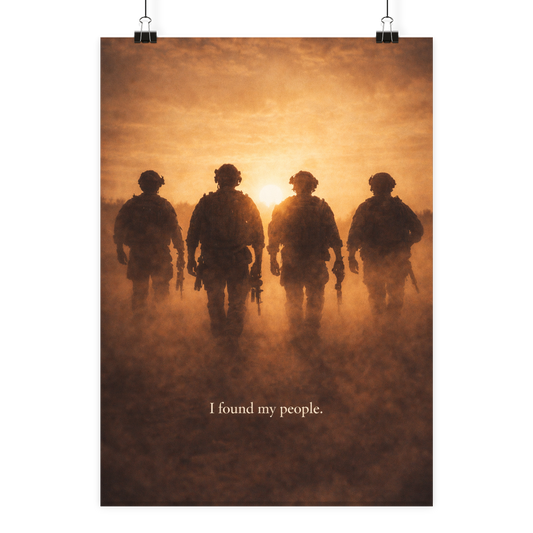 I found my people. - Poster Din A1 (hoch)