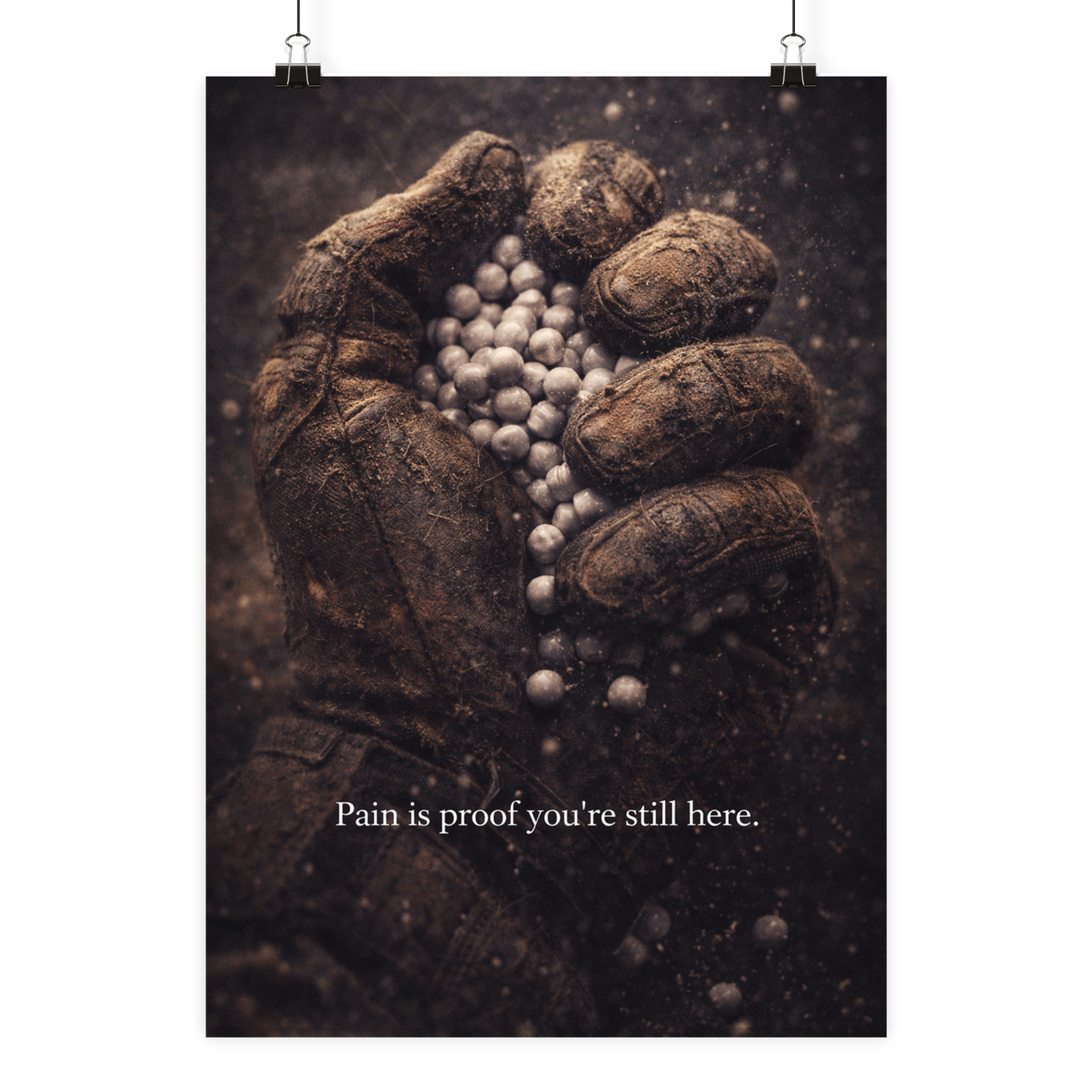 Pain is proof you´re still here - Poster Din A2 (hoch)