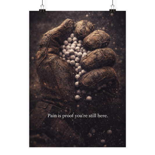 Pain is proof you´re still here - Poster Din A2 (hoch)