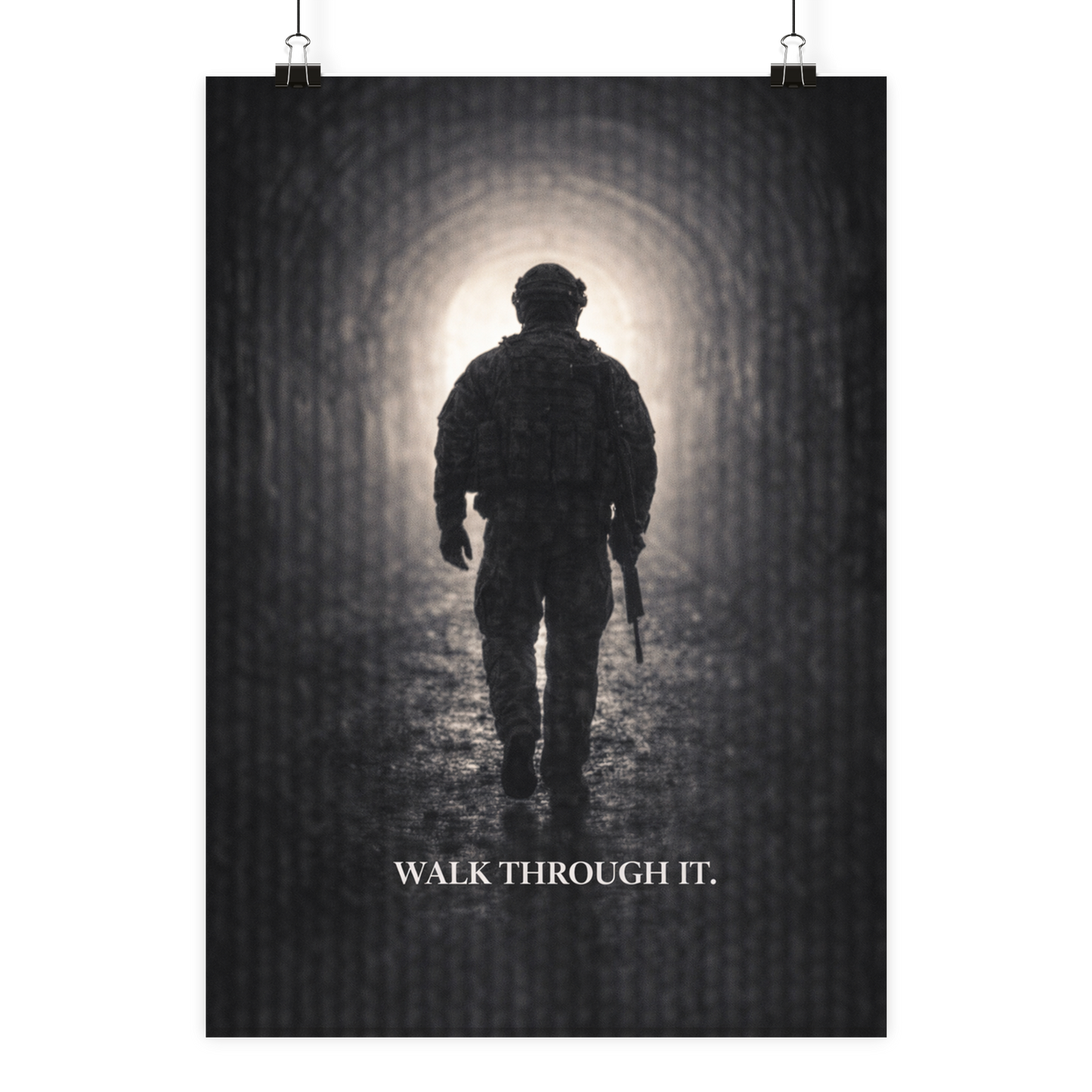 Walk through it. - Poster Din A2 (hoch)