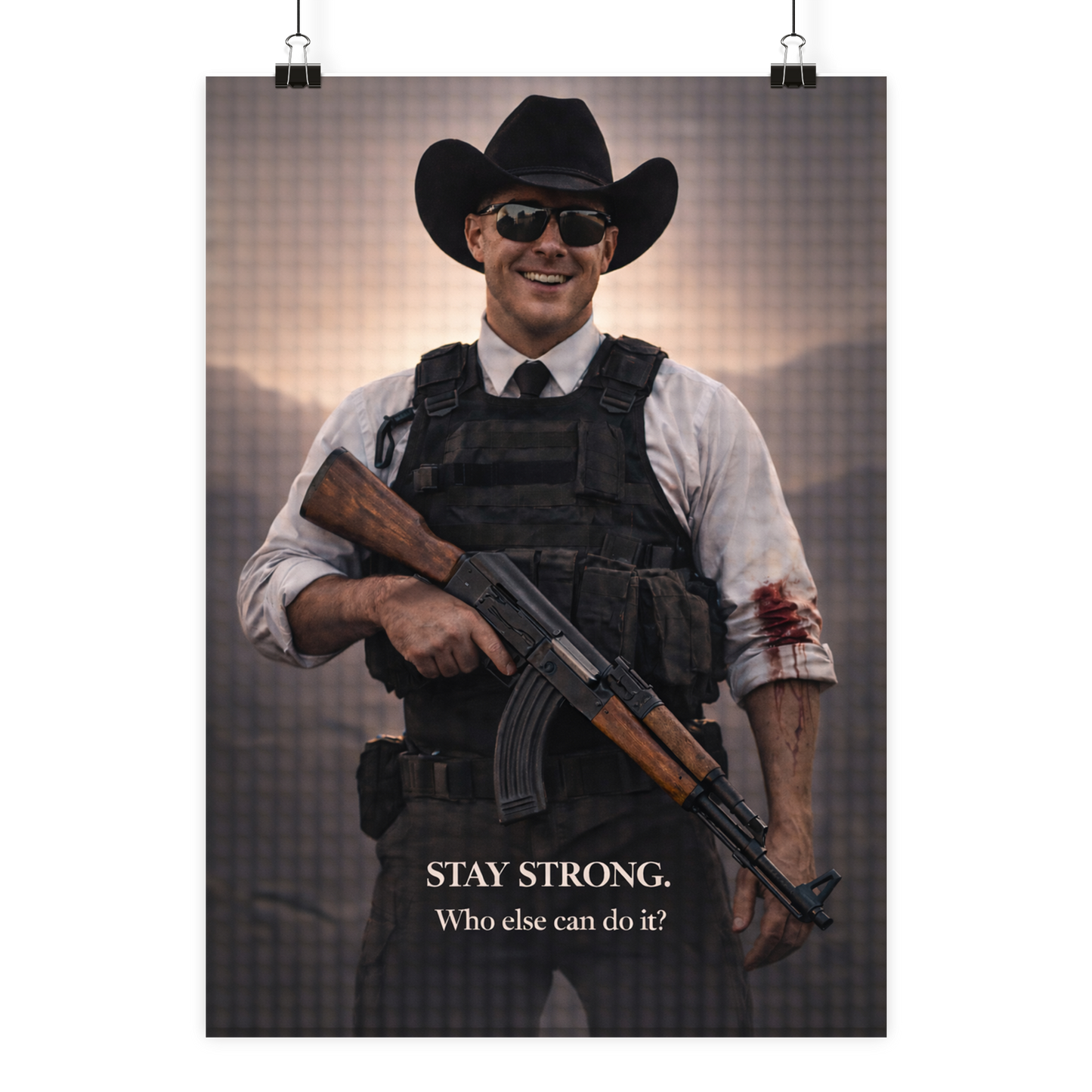 Stay Strong. - Poster Din A2 (hoch)